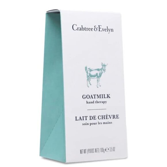 Crabtree & Evelyn Goat Milk Hand Therapy Cream, 3.5 oz - Moisturizer Dry Skin - Picture 3 of 4